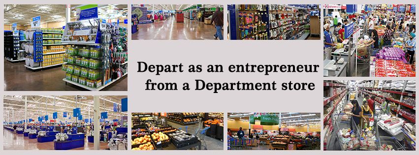 Depart as an Entrepreneur From a Department Store