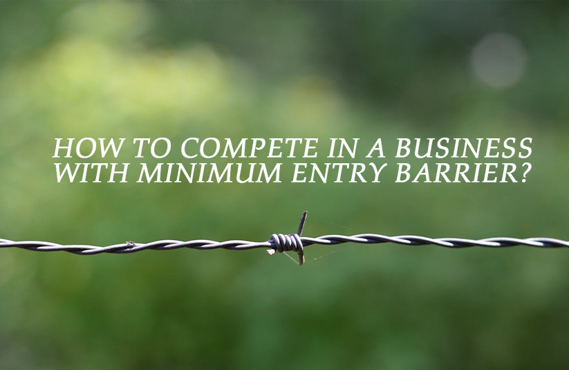 How to Compete in a Business with a Minimum Entry Barrier?