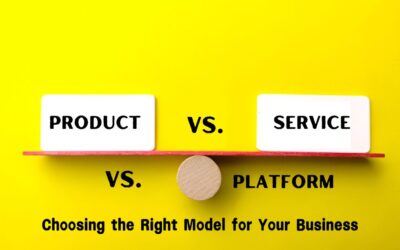 Product vs. Service vs. Platform: Choosing the Right Model for Your Business
