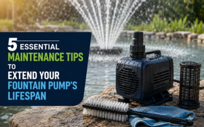 5 Essential Maintenance Tips to Extend Your Fountain Pump’s Lifespan