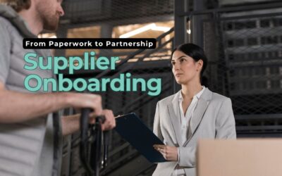 From Paperwork to Partnership: Turning Onboarding into Supplier Enablement