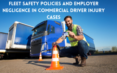 Fleet Safety Policies and Employer Negligence in Commercial Driver Injury Cases
