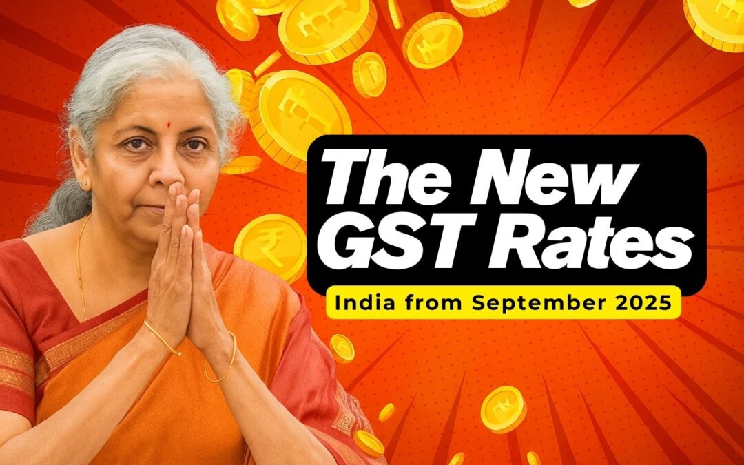 What are the new GST rates in India from September 2025