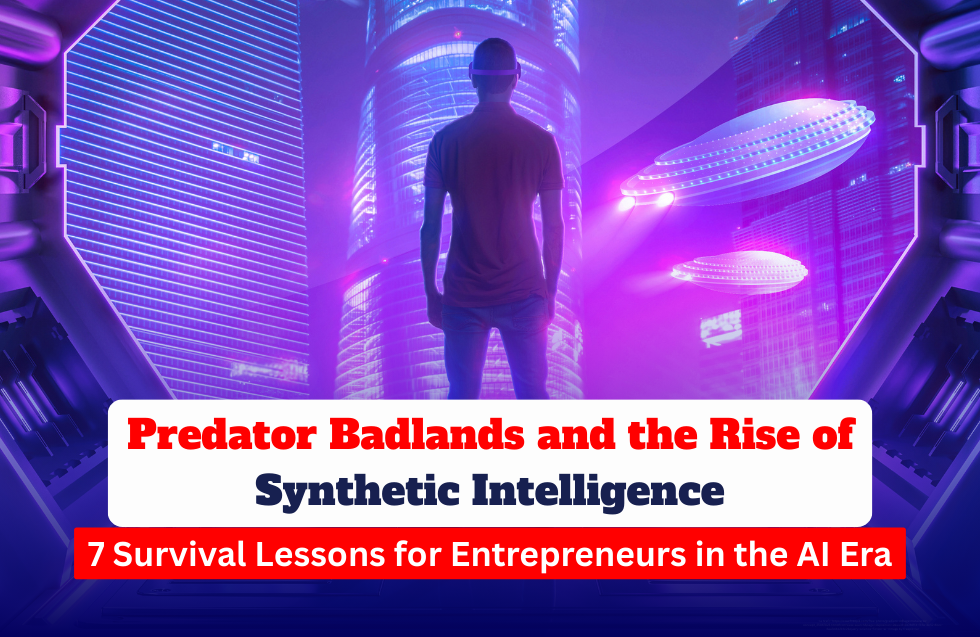 Predator Badlands and the Rise of Synthetic Intelligence: 7 Survival Lessons for Entrepreneurs in the AI Era