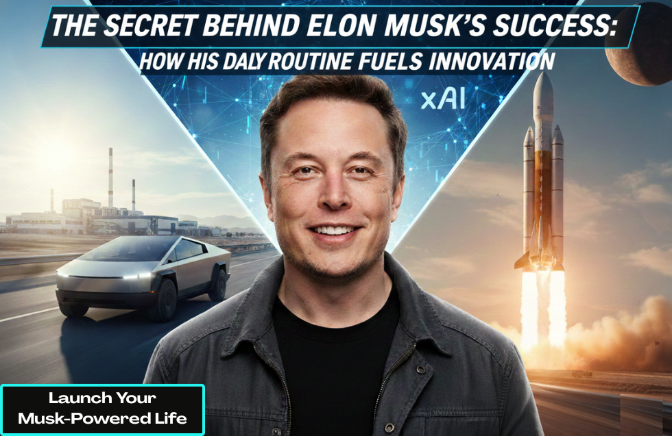 The Secret Behind Elon Musk’s Success: How His Daily Routine Fuels Innovation