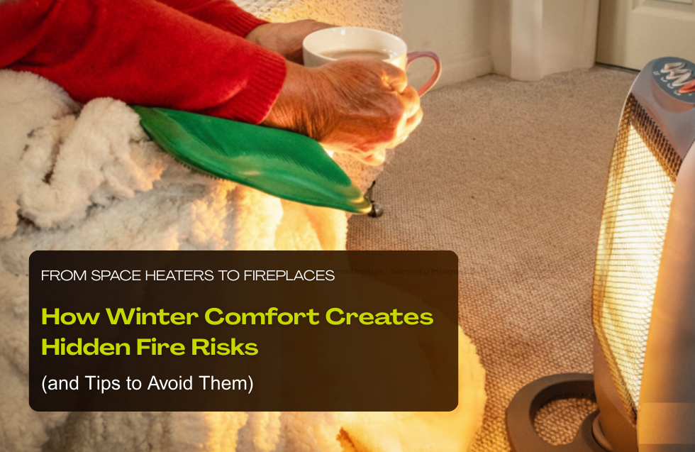 From Space Heaters to Fireplaces: How Winter Comfort Creates Hidden Fire Risks (and Tips to Avoid Them)