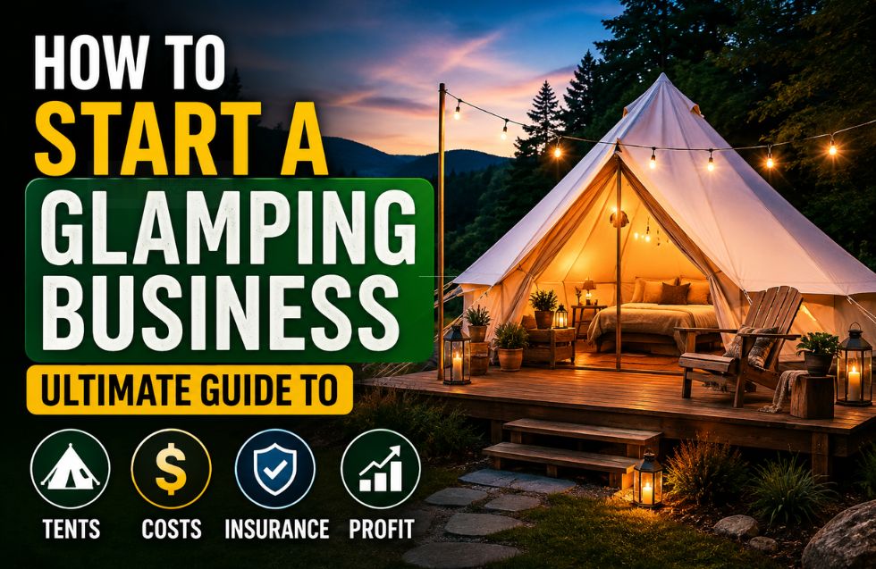 How to Start a Glamping Business: Ultimate Guide to Tents, Costs, Insurance and Profit